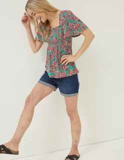 Lucia Festival Floral Top