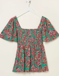 Lucia Festival Floral Top