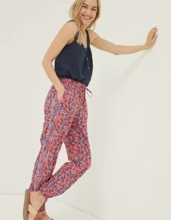 Lyme Woodblock Cuffed Trousers
