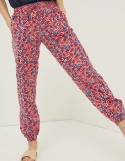 Lyme Woodblock Cuffed Trousers