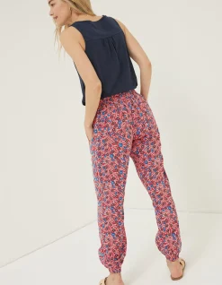 Lyme Woodblock Cuffed Trousers