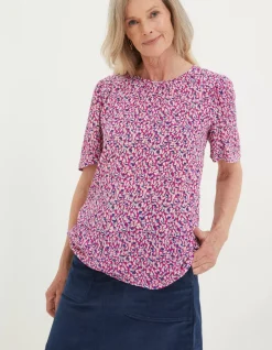 Lyndy Textured Animal Blouse