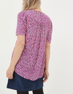 Lyndy Textured Animal Blouse