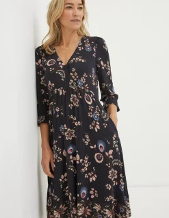 Lynnie Floral Jersey Dress