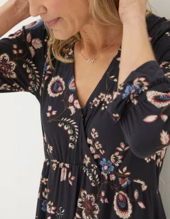 Lynnie Floral Jersey Dress