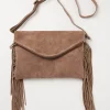 Maelie Tassel Suede Crossbody Bag