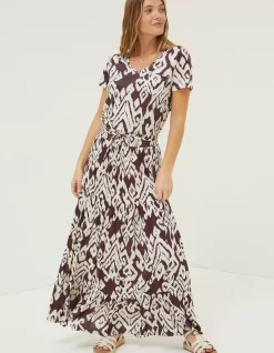 Maggie Bold Ikat Linen T-Shirt