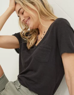 Maggie Linen T Shirt