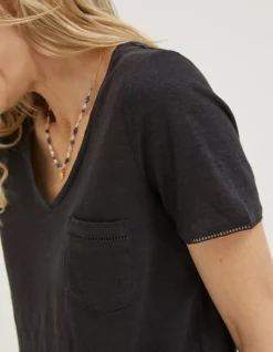 Maggie Linen T Shirt
