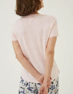 Maggie Linen T Shirt