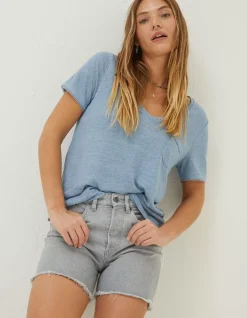 Maggie Linen T Shirt