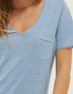 Maggie Linen T Shirt