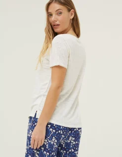 Maggie Linen T Shirt