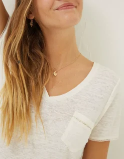Maggie Linen T Shirt