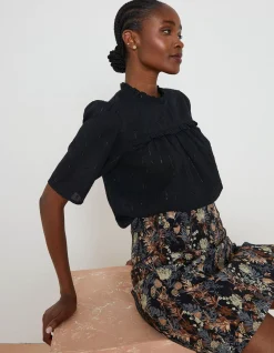 Maggie Metallic Blouse