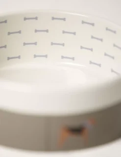 Marching Dogs Print Pet Bowl