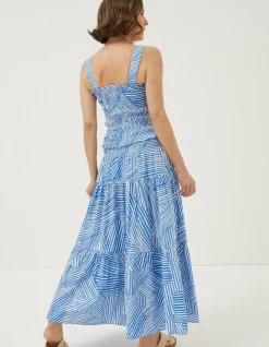Marina Abstract Maxi Skirt