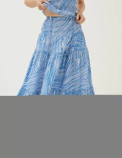 Marina Abstract Maxi Skirt