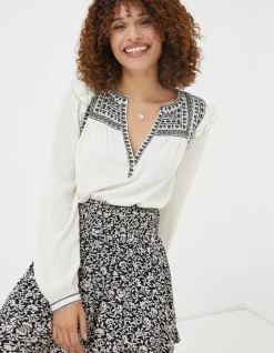 Martha Embroidered Top