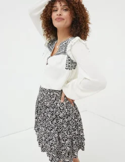 Martha Embroidered Top