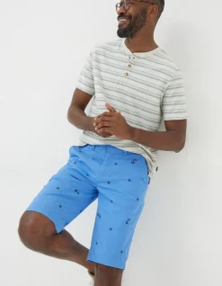 Mawes Bird Embroidery Shorts