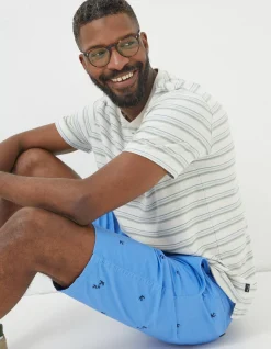 Mawes Bird Embroidery Shorts