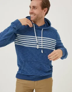 Mcs Indigo Stripe Hoodie