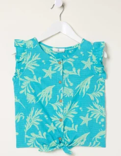 Mcs Tie Front Shirt