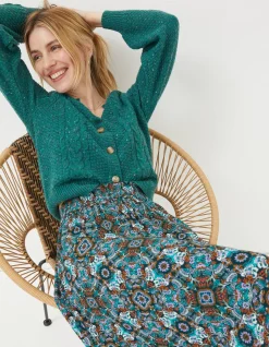 Millie Mirrored Midi Skirt