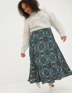 Millie Mirrored Midi Skirt