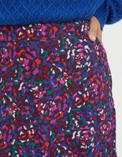Naomi Abstract Midi Skirt