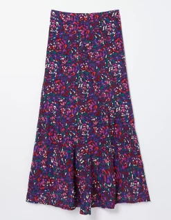 Naomi Abstract Midi Skirt