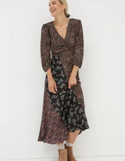 Nate Craft Floral Midi Dress