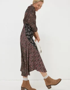 Nate Craft Floral Midi Dress