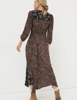Nate Craft Floral Midi Dress