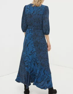 Nate Marble Patch Midi Dress