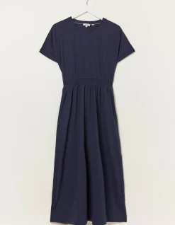 Navi Jersey Midi Dress