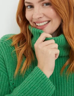 Nellie Boxy Roll Neck Jumper