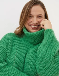 Nellie Boxy Roll Neck Jumper