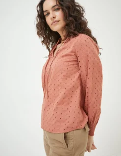 Nellie Broderie Blouse