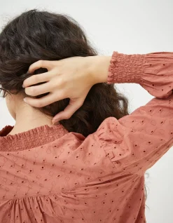 Nellie Broderie Blouse