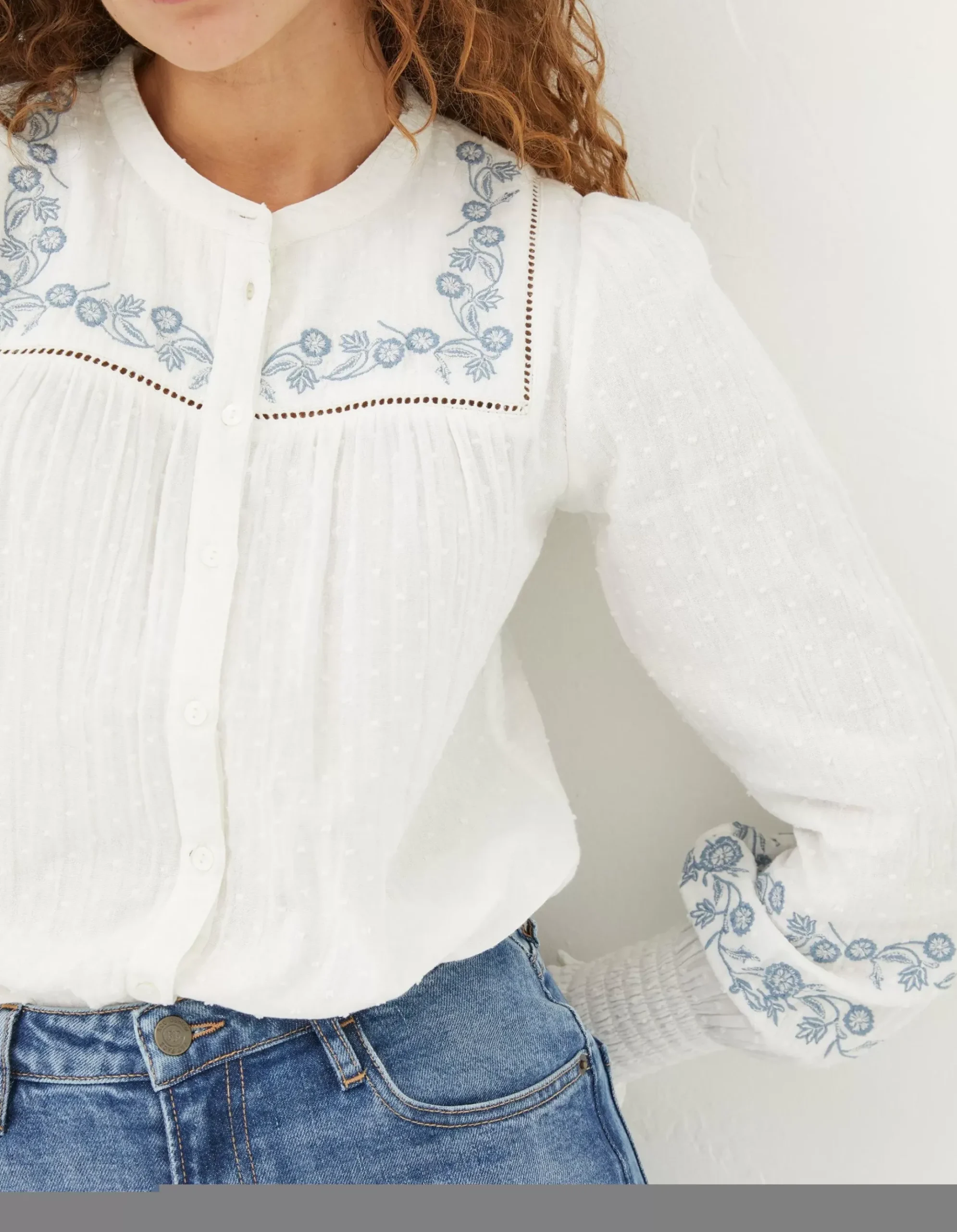 Nicole Embroidered Blouse