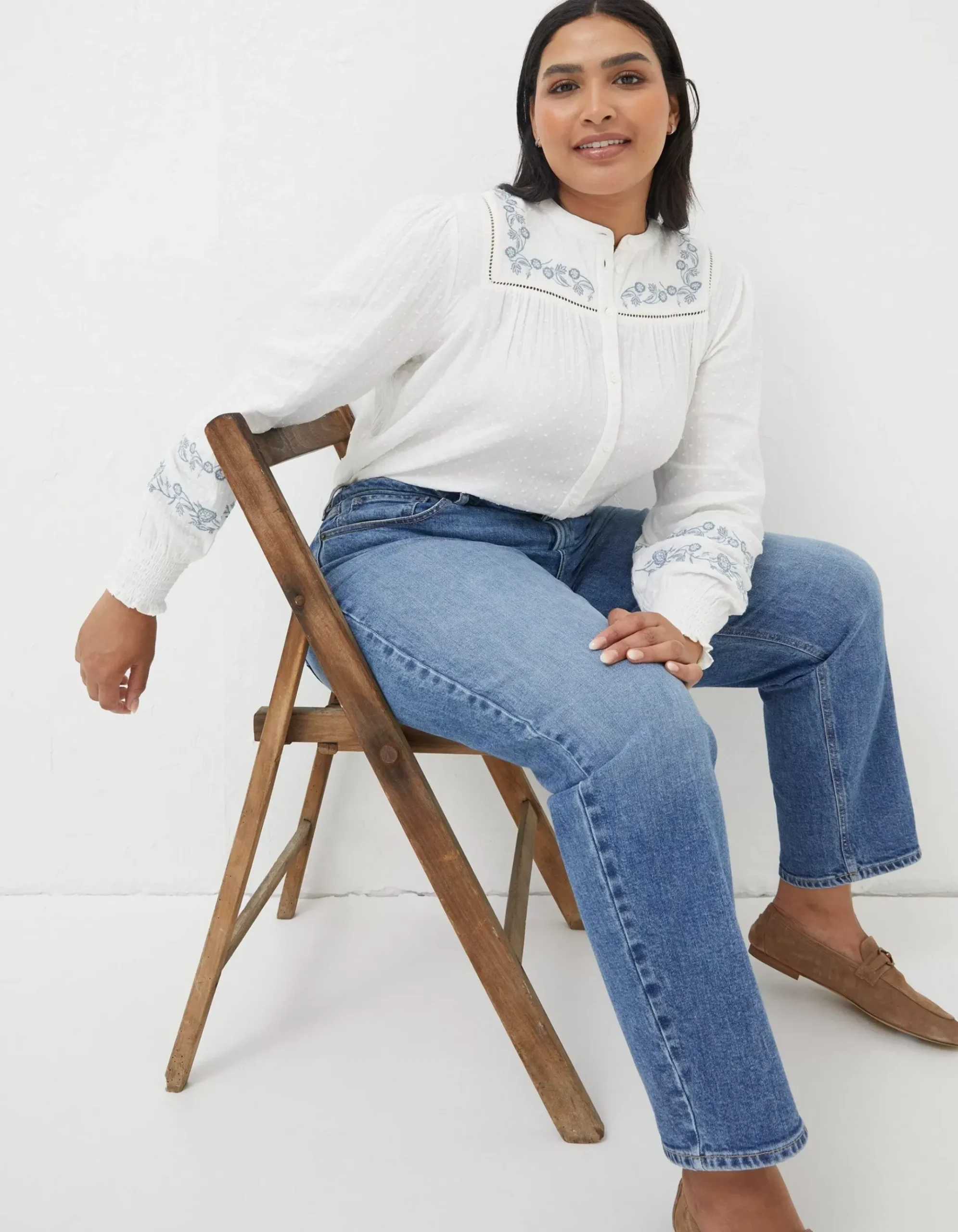 Nicole Embroidered Blouse