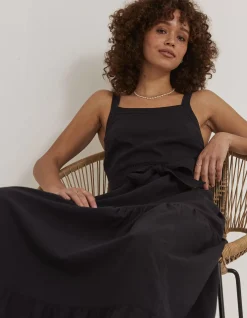 Nita Linen Blend Maxi Dress
