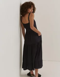 Nita Linen Blend Maxi Dress