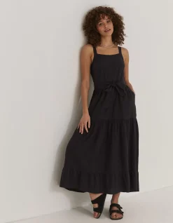 Nita Linen Blend Maxi Dress