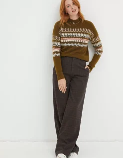 Olive Fairisle Jumper