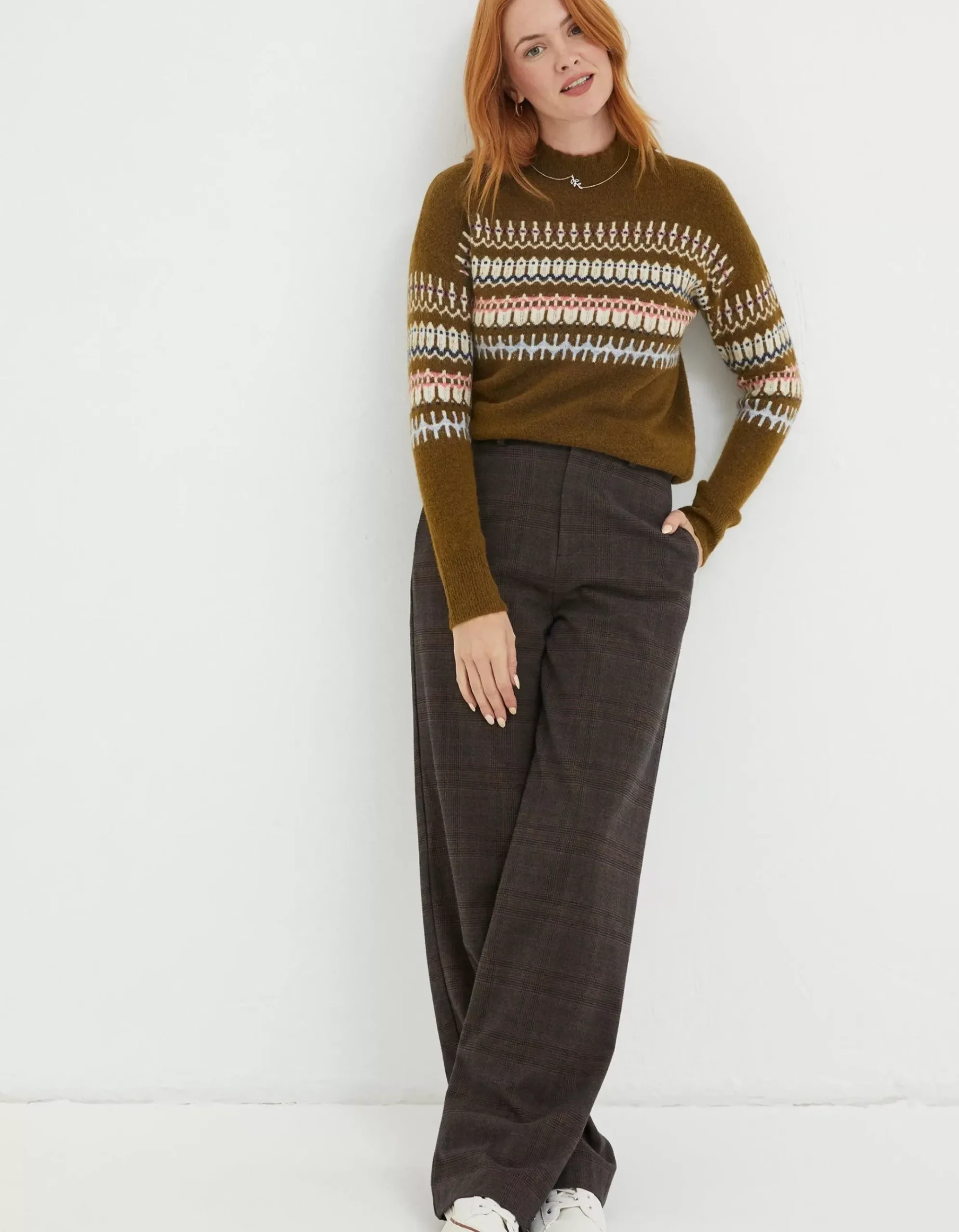 Olive Fairisle Jumper