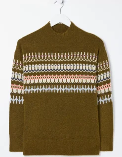 Olive Fairisle Jumper