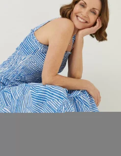 Oran Abstract Stripe Cami